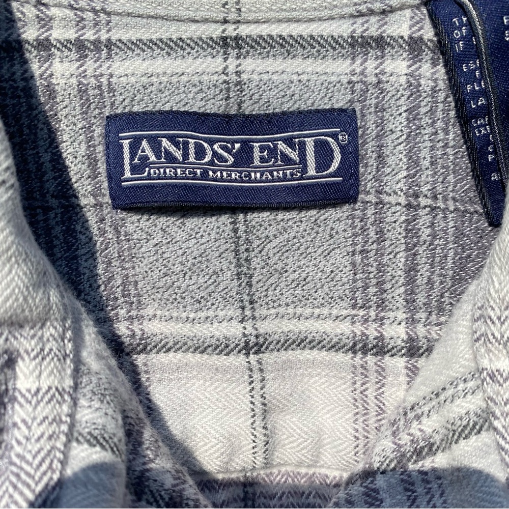 Vintage 1998 Land’s End Grey Flannel - Picture 4 of 10